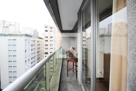 Varanda de apartamento à venda com 1 quarto, 60m² em Itaim Bibi, São Paulo