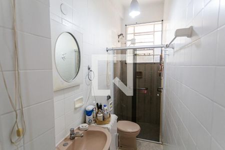 Banheiro da Suíte de apartamento à venda com 3 quartos, 95m² em Santo Antônio, Belo Horizonte