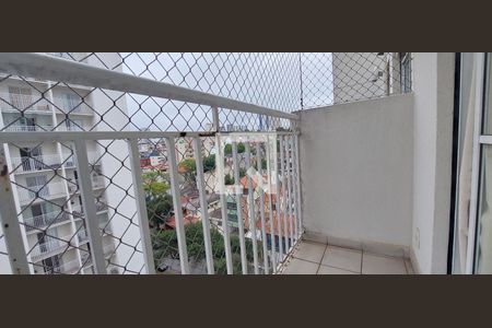 Varanda Sala de apartamento para alugar com 2 quartos, 52m² em Vila Alzira, Santo André