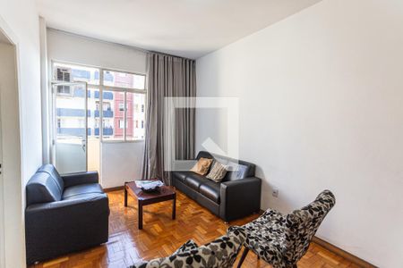 Sala de apartamento à venda com 3 quartos, 110m² em Centro, Belo Horizonte