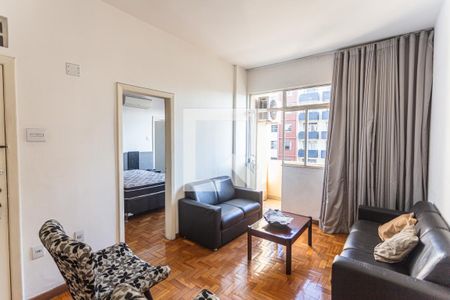 Sala de apartamento à venda com 3 quartos, 110m² em Centro, Belo Horizonte