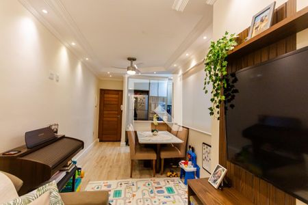 Sala de apartamento à venda com 2 quartos, 62m² em Jardim Santo Antônio, Santo André