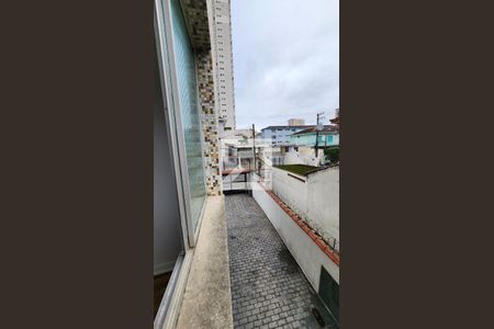 Vista da Sala de apartamento para alugar com 2 quartos, 80m² em Vila Matias, Santos