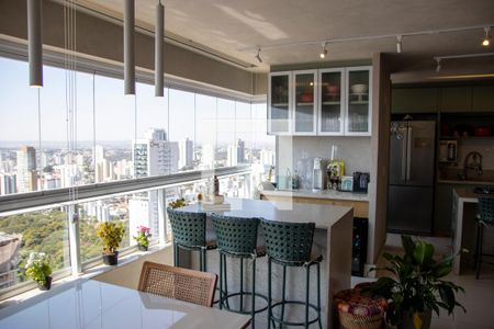 Sala de apartamento para alugar com 3 quartos, 125m² em Setor Marista, Goiânia