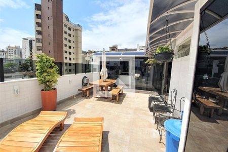 Área externa de apartamento à venda com 3 quartos, 202m² em Anchieta, Belo Horizonte