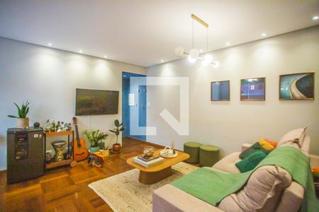 Sala de Estar de apartamento à venda com 2 quartos, 80m² em Mirandópolis, São Paulo