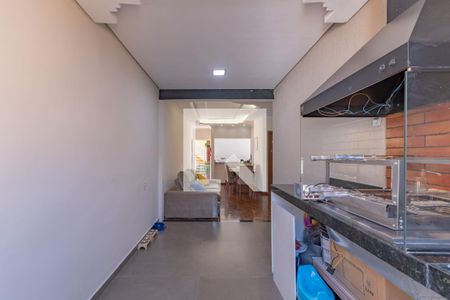 Área Gourmet de casa de condomínio à venda com 3 quartos, 75m² em Copacabana, Belo Horizonte