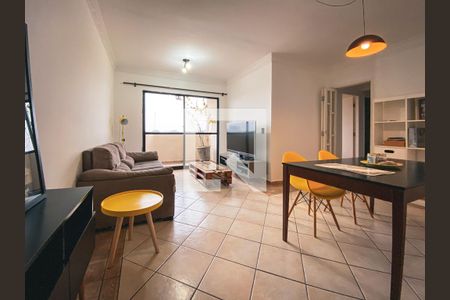 Sala  de apartamento à venda com 3 quartos, 70m² em Vila Indiana, São Paulo