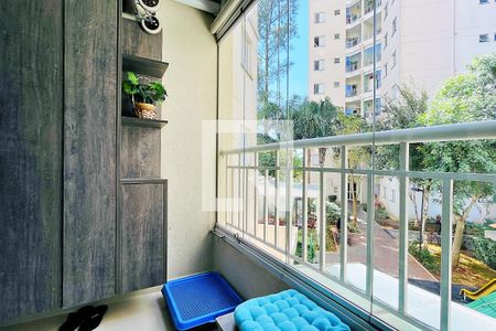 Varanda da Sala de apartamento à venda com 2 quartos, 55m² em Vila Endres, Guarulhos