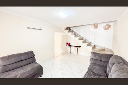 Sala de casa à venda com 3 quartos, 125m² em Vila Scarpelli, Santo André