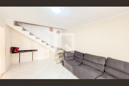 Sala de casa à venda com 3 quartos, 125m² em Vila Scarpelli, Santo André