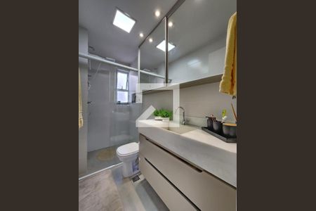 Banheiro da Suíte de apartamento à venda com 2 quartos, 70m² em Serra, Belo Horizonte