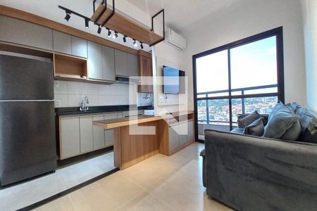 Sala de apartamento para alugar com 1 quarto, 33m² em Parque Industrial, Campinas