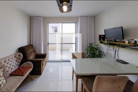 Sala de apartamento à venda com 3 quartos, 106m² em Caiçaras, Belo Horizonte