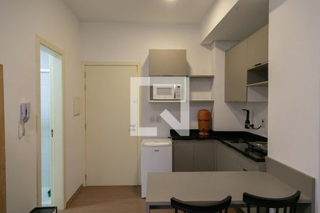 Cozinha de kitnet/studio à venda com 1 quarto, 25m² em Centro Histórico, Porto Alegre