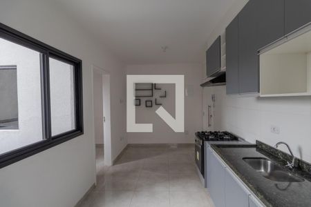 Sala e Cozinha Integrada de apartamento para alugar com 2 quartos, 36m² em Vila Marieta, São Paulo