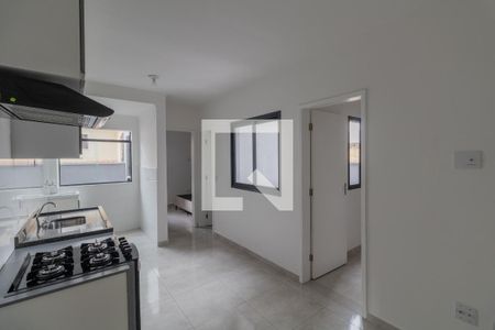 Sala e Cozinha Integrada de apartamento para alugar com 2 quartos, 36m² em Vila Marieta, São Paulo