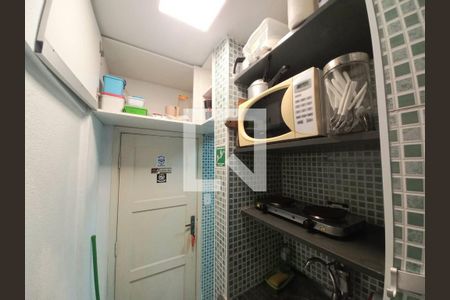 Cozinha de apartamento para alugar com 1 quarto, 29m² em Itararé, São Vicente