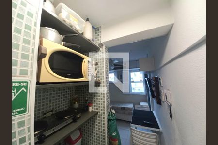 Detalhe da cozinha de apartamento para alugar com 1 quarto, 29m² em Itararé, São Vicente