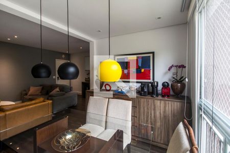 Sala de Jantar de apartamento à venda com 2 quartos, 73m² em Tamboré, Santana de Parnaíba