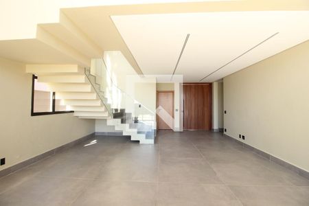 Sala de casa de condomínio à venda com 4 quartos, 494m² em Alphaville, Nova Lima