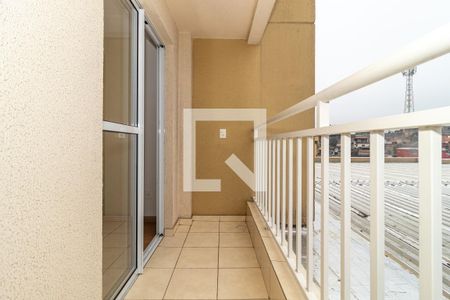 Varanda da Sala de apartamento para alugar com 2 quartos, 42m² em Jardim Record, Taboão da Serra