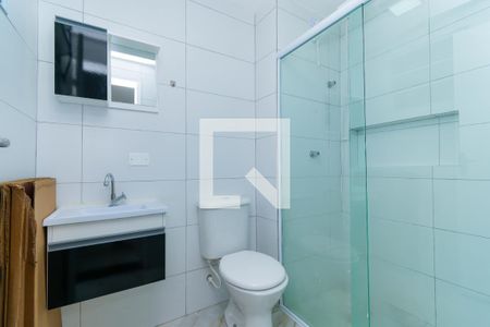 Banheiro de apartamento à venda com 1 quarto, 34m² em Vila Lúcia, São Paulo