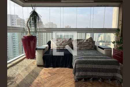 Varanda gourmet de apartamento à venda com 4 quartos, 206m² em Vila Romana, São Paulo