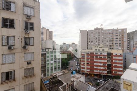 Vista Sala de apartamento à venda com 1 quarto, 54m² em Centro Histórico, Porto Alegre