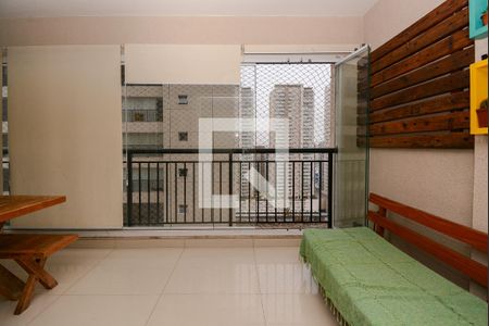 sala - vista de apartamento para alugar com 3 quartos, 106m² em Centro, São Bernardo do Campo