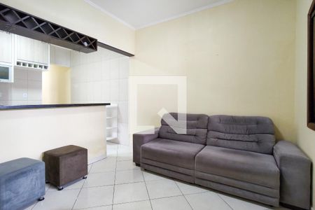 Sala de casa para alugar com 2 quartos, 60m² em Nova Mirim, Praia Grande