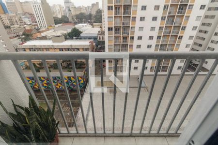 Sacada da Sala de apartamento à venda com 2 quartos, 52m² em Campos Elíseos, São Paulo