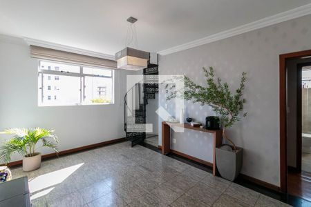 Sala de apartamento à venda com 3 quartos, 150m² em Nova Suíça, Belo Horizonte