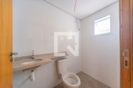 Banheiro Social de apartamento à venda com 2 quartos, 54m² em Silveira, Santo André