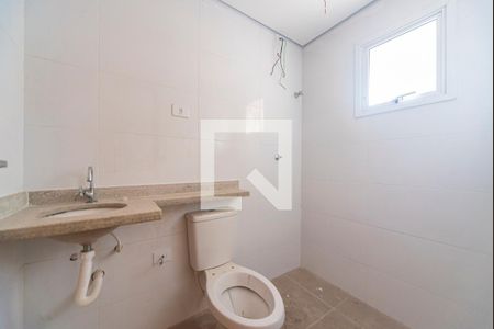 Banheiro Social de apartamento à venda com 2 quartos, 54m² em Silveira, Santo André