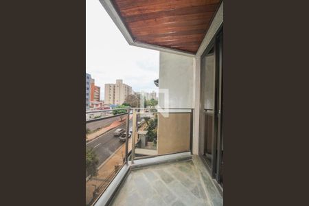 Varanda da sala  de apartamento para alugar com 3 quartos, 110m² em Jardim das Paineiras, Campinas