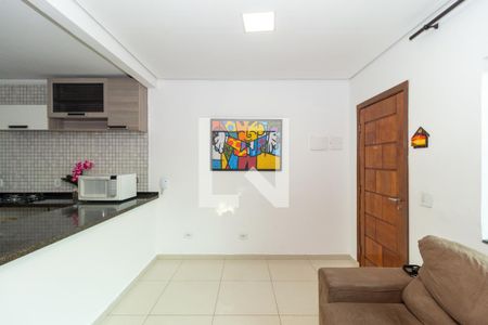 Sala de casa de condomínio para alugar com 3 quartos, 110m² em Vila Moreira, São Paulo