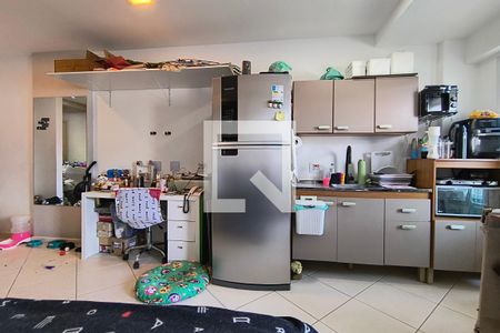 Cozinha - Armários de apartamento à venda com 1 quarto, 36m² em Barra da Tijuca, Rio de Janeiro