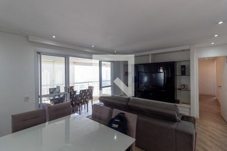 Sala de Estar/Jantar de apartamento à venda com 3 quartos, 107m² em Vila Isa, São Paulo