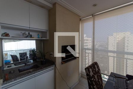 Churrasqueira Varanda Goumeut de apartamento à venda com 3 quartos, 107m² em Vila Isa, São Paulo