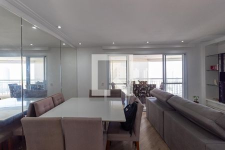 Sala de Estar/Jantar de apartamento à venda com 3 quartos, 107m² em Vila Isa, São Paulo