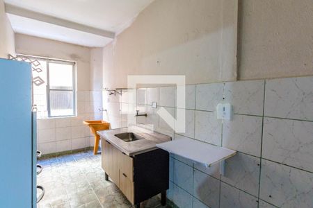 Cozinha de apartamento para alugar com 1 quarto, 46m² em Guilhermina, Praia Grande