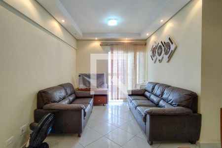 Sala de apartamento para alugar com 2 quartos, 90m² em Aviação, Praia Grande