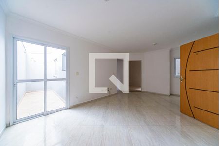 Sala de apartamento à venda com 3 quartos, 90m² em Vila Alzira, Santo André