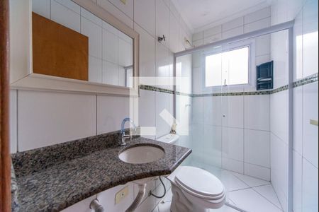 Banheiro Social de apartamento para alugar com 3 quartos, 90m² em Vila Alzira, Santo André