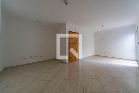 Sala de apartamento à venda com 3 quartos, 90m² em Vila Alzira, Santo André