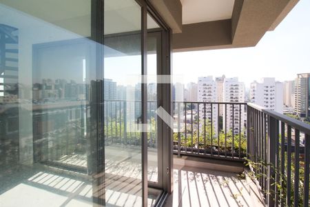 Varanda de apartamento à venda com 1 quarto, 73m² em Indianópolis, São Paulo