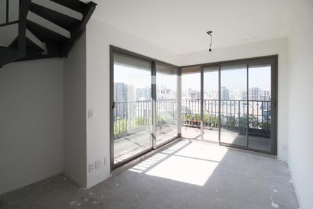 Sala de apartamento à venda com 1 quarto, 73m² em Indianópolis, São Paulo