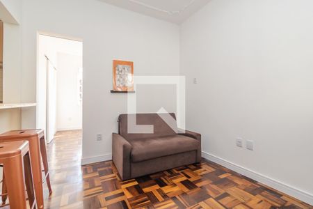 Sala de apartamento para alugar com 1 quarto, 31m² em Menino Deus, Porto Alegre