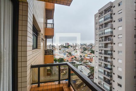 Varanda da Sala de apartamento para alugar com 3 quartos, 91m² em Parque Bandeirante, Santo André